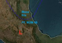Llega el Frente Frío 48 con Norte, lluvia y descenso de temperatura