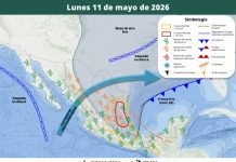 Llega el Frente Frío 50 con intensas lluvias