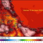 Caluroso fin de semana, domingo con algunas lluvias