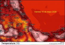 Caluroso fin de semana, domingo con algunas lluvias