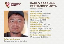 Desaparece hombre de Tuzamapan en Coatepec
