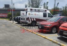 Cliente se desespera en KFC y se le va a los golpes a Policía del IPAX